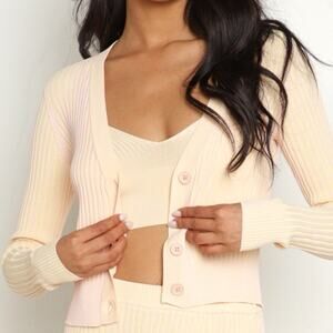 L Space Sundown Cardigan NWT